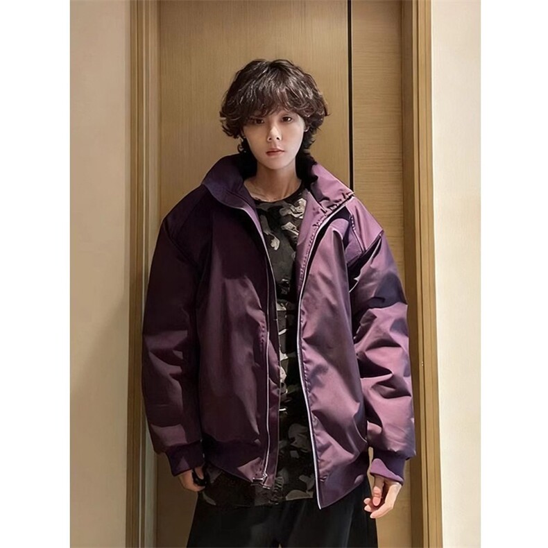 网图美式潮牌解构立领棒球服棉衣加厚棉服外套A025-QY16049-P78,男装棉衣,电商A025