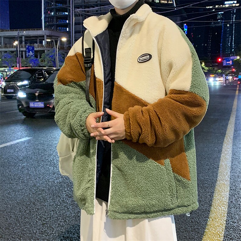 2024冬季加绒加厚棉服羊羔绒百搭保暖ins外套男MY105P105控价138,男装棉衣,电商A086