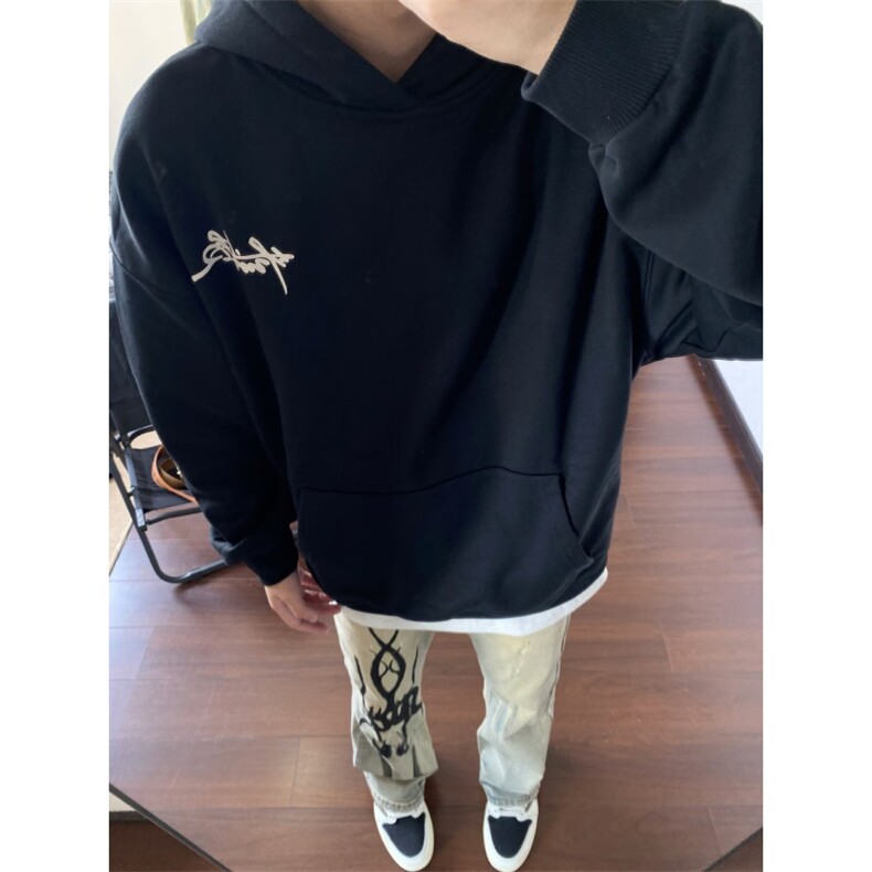 【有货】美式高街黄泥色牛仔裤男款直筒火焰残影裤子NZ05HH-特P58,男装牛仔裤,星座1007（原301D）
