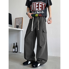 美式休闲裤子男水洗棉hiphop拼接工装裤-A2020TP50控88，男装工装外套，电商B241