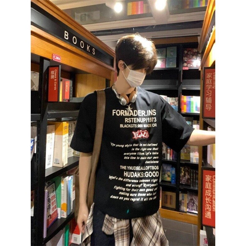 黑色冰丝微喇西裤男夏季薄款美式提裆裤子cleanfit凉感速干直筒裤,男装T恤,星座809A(原222-1)