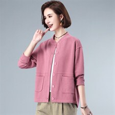 2021年春季新款韩版宽松百搭短款外套女士气质休闲棒球服女洋气，女装短外套，简韵佳
