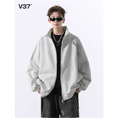 1506-1/GW250/P46重磅翻领卫衣男男款秋冬加绒加厚男士内搭1，男装卫衣，星座1506A