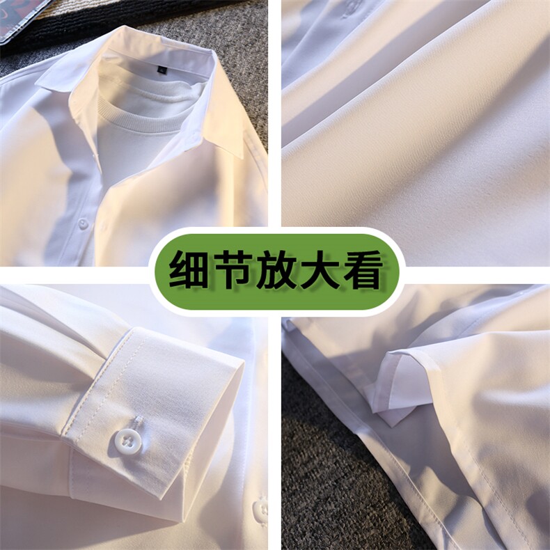 秋季新款纯男士长袖衬衫【跨境货源】衬衣,男装衬衫,星座1107-1