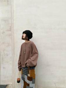 希希野子秋新款小字母圆领卫衣22152，女装卫衣/绒衫，XXYZ