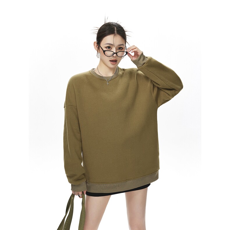 市场无对手支持退换抖音得物品质360克华棉圆领卫衣WY78067特P20，男装卫衣，星座227-7