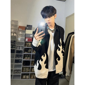 【有货】火焰灯芯绒外套男高级感美式休闲夹克JK7801CC-特P70图片