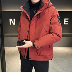 标50绒防水冲锋衣冬季男士羽绒服2025新款A313-88622-P235控298，男装夹克，电商A313