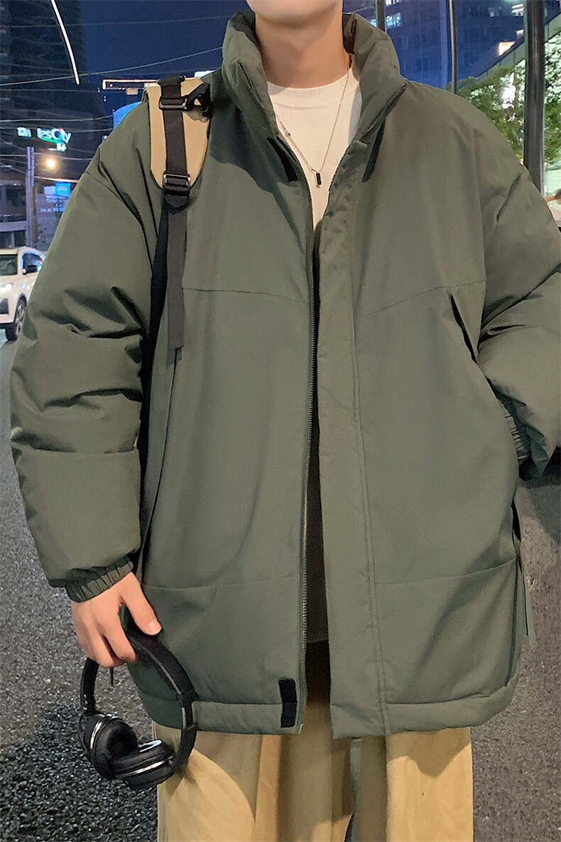 男士宽松防风防水加厚棉袄面包服DSA157B-M8808-P75,女包手腕包,电商A157B
