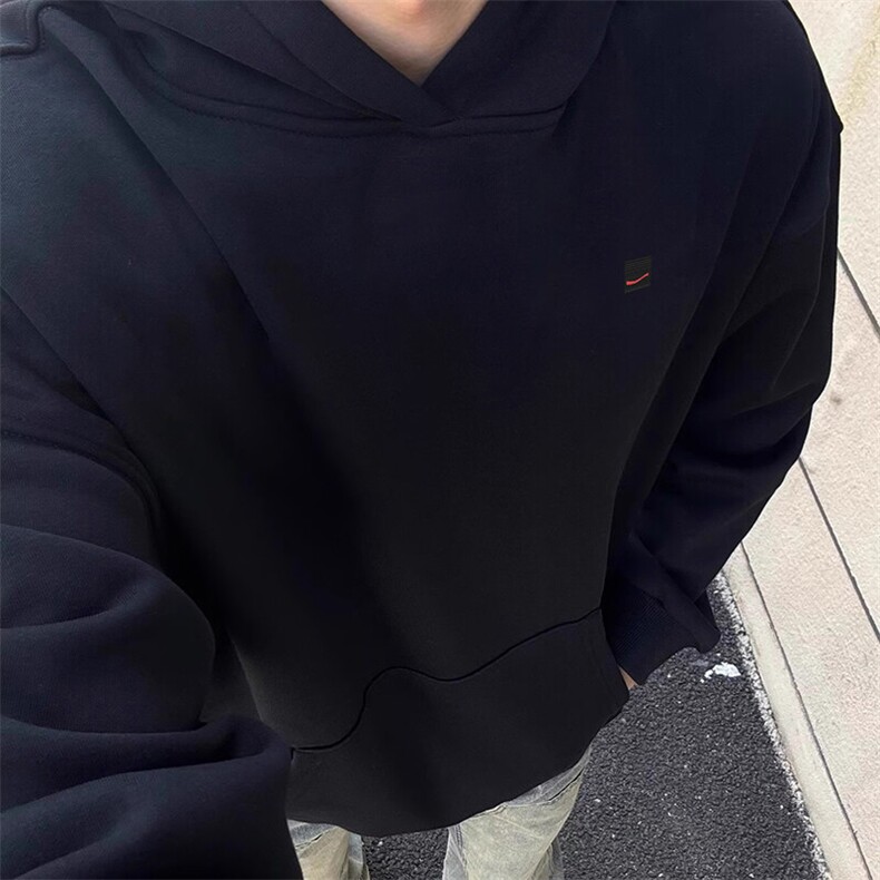 白灰色600g重磅硬挺卫衣男潮牌美式复古连帽衫oversize基础款外套,男装卫衣,电商A486-1