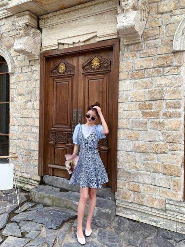 2021夏季新款，女装，V/A