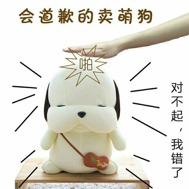 不带音乐盒道歉狗兔毛，多乐玩具工厂店