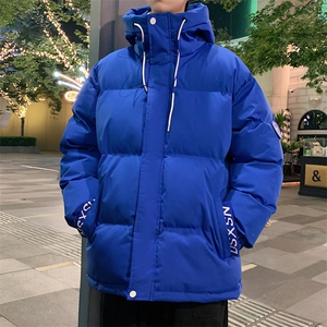 工装情侣棉服男新款棉衣加厚大码秋冬季棉袄子外套宽松连帽MY844图片