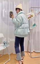 冬季新款工艺面料韩版羽绒服，女装羽绒服，韩衫衣社