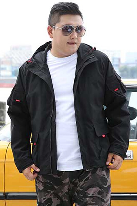 加肥加大码男连帽工装夹克外套5032-1_1906(M-4XLP705XL-9XLP80),男装夹克,星座1516-1