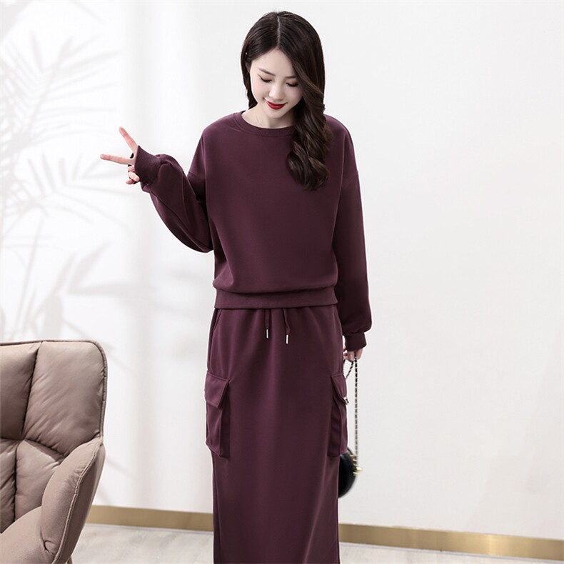 时尚休闲女装运动套装秋季新款修身显瘦工装套裙，女装运动套装，凯瑟曼