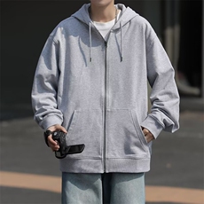 秋款男连帽卫衣休闲开衫宽松外套加大码M-5XLWY69P25，男装卫衣，星座1013-1