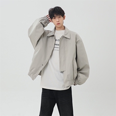 2026春美式时尚飞行夹克男设计感宽松痞帅外套25XJ55218特批45，男装夹克，电商A042