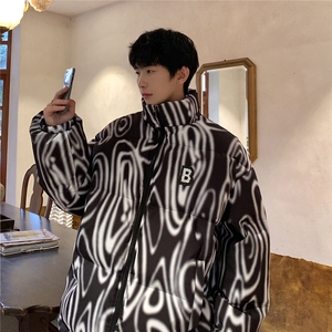 特P50港风星空情侣装男装棉衣宽松棉服冬装加厚外套 MY265图片