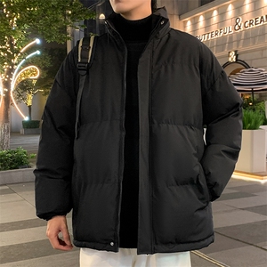 冬款新款港风立领棉服外套男士青少年保暖抽绳棉袄M2911特P45控68图片