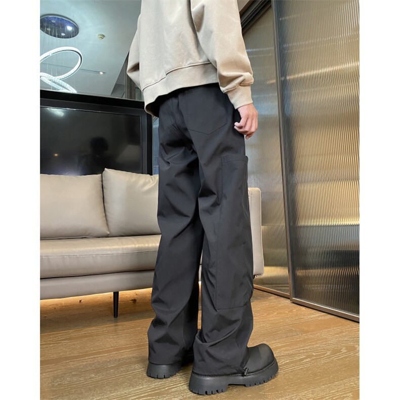 抖音品质秋季新款机能户外小标宽松冲锋裤B315-K24266-特p35控68,男装休闲裤,电商B315