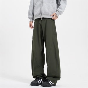 巴家弯刀休闲美式高街阔腿裤机能冲锋裤长裤K8539-P27【特价】图片