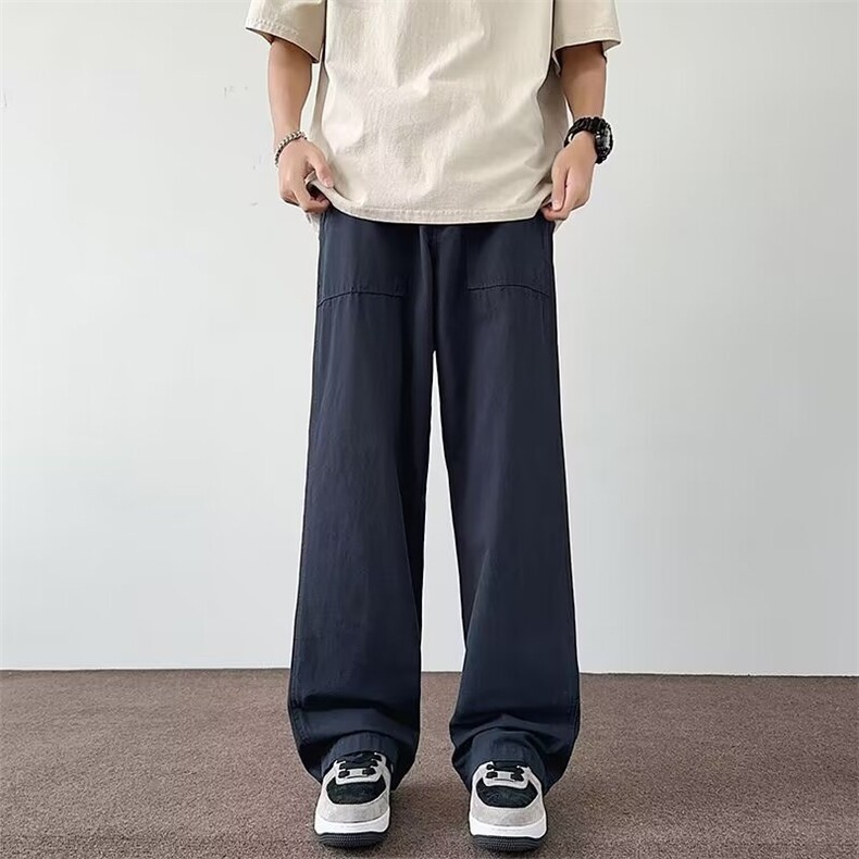 夏季韩版新款潮流男士休闲裤百搭宽松运动直筒裤男青少年,男装休闲裤,星座410-7