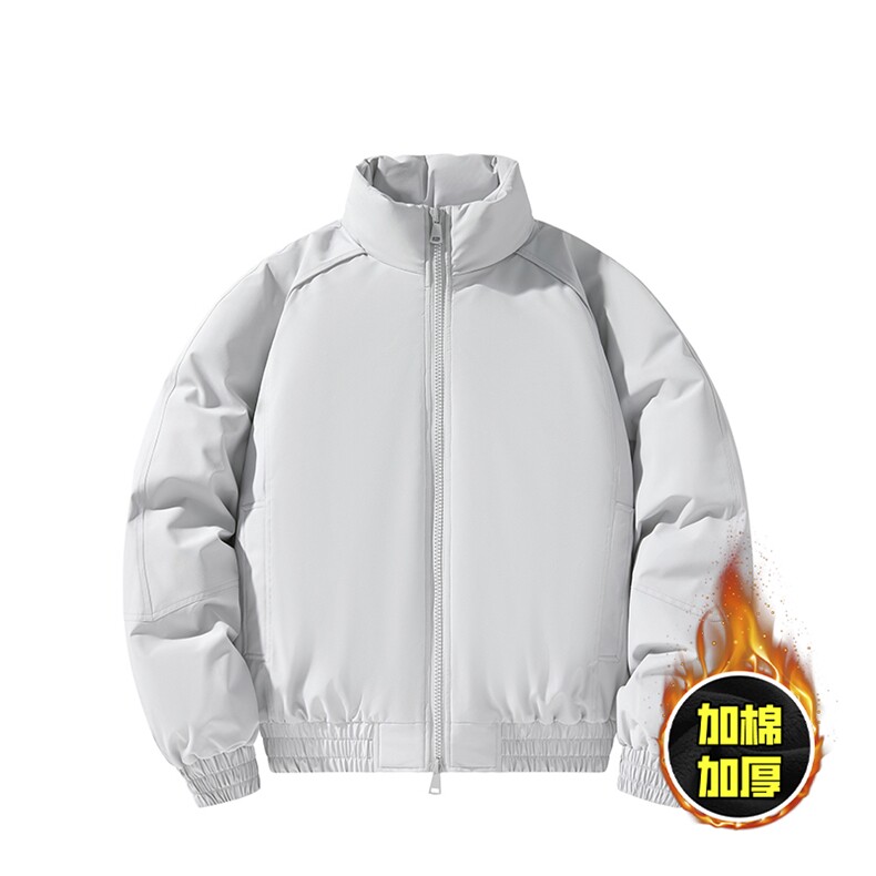 现货美式高街休闲棉衣夹克三防立领纯色户外工装加厚棉服外套，男装夹克，电商A486