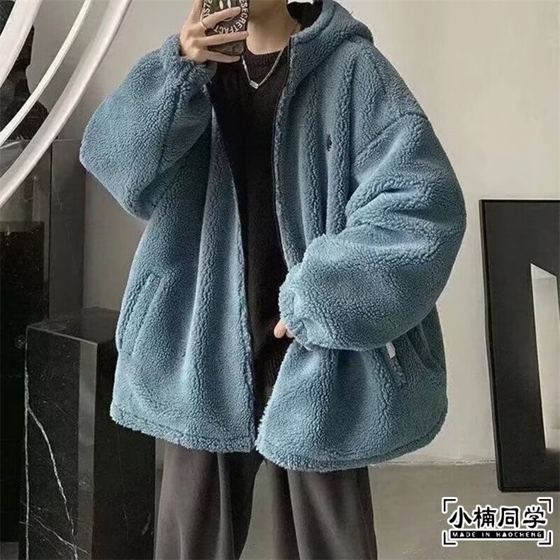 1506-1/Gk8180/P48宽松慵懒西装领大衣2025秋冬女暖糯加厚大毛衣,男装针织衫/毛衣,星座1506A