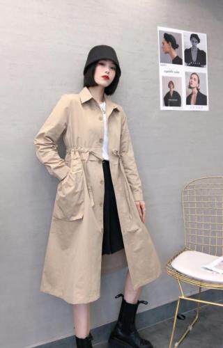 春装新款休闲风衣，女装风衣，依伊贝诺