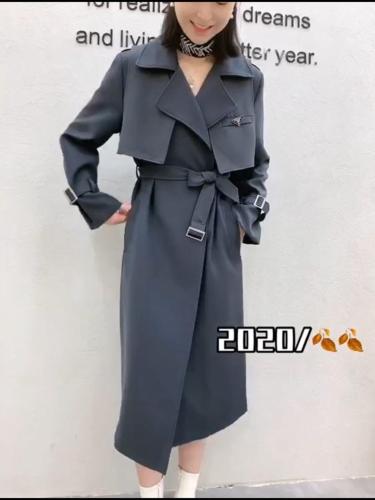 马甲两件套风衣,女装马甲,杜十衣社