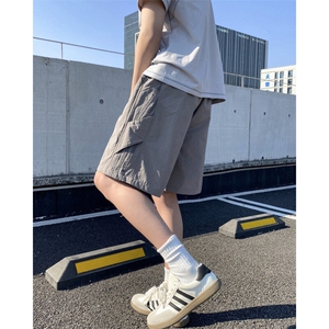 夏季新款户外机能速干条纹宽松短裤B315-K25791-特p25控48图片