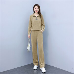 今年流行卫衣套装春秋装2025年新款女装时尚休闲洋气裤子两件套潮图片