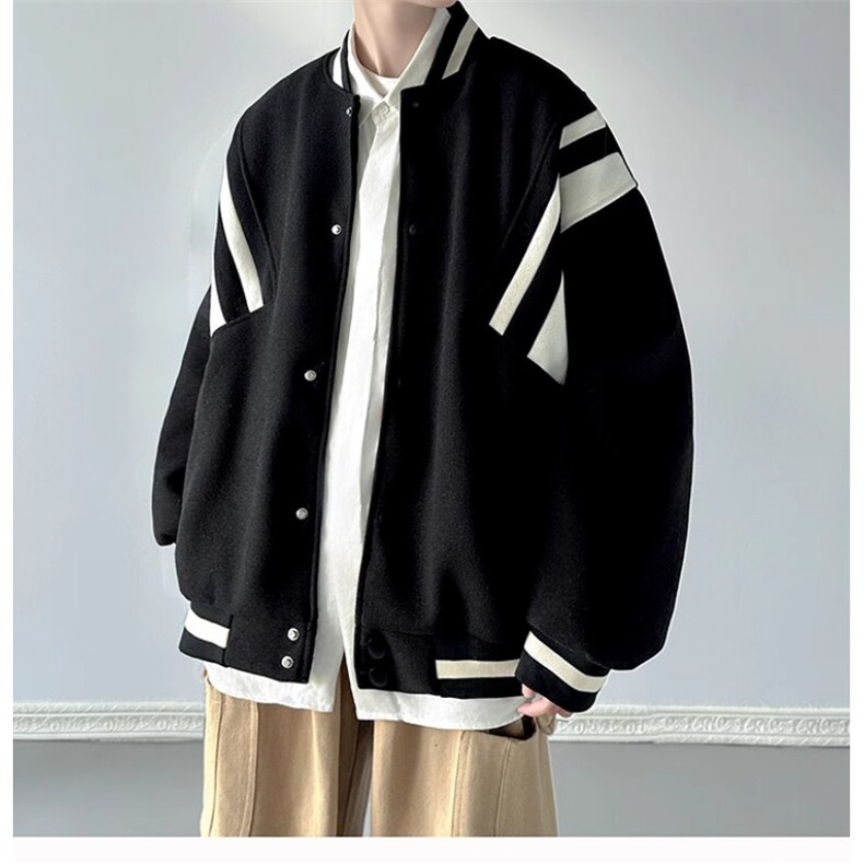 J9919-P60美式潮流韩版宽松时尚情侣棒球服夹克,男装夹克,星座617A-2