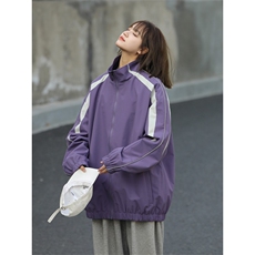 春季新款美式山系休闲纯色冲锋衣情侣潮流夹克外套JK7802-特P65，男装夹克，星座904