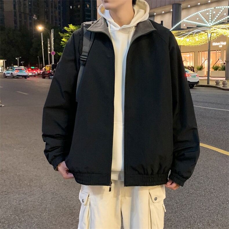 夜景光版二开摇粒绒两面穿夹克男士休闲外套A406JK2553P85,男装夹克,星座309（原A406）