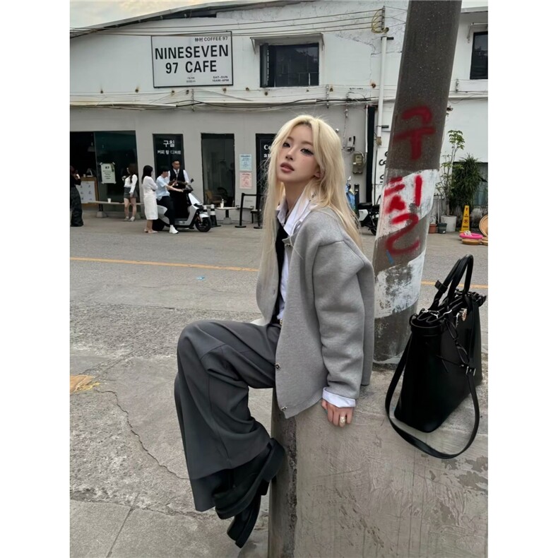 秋装女2025年新款洋气女时尚毛衣修身显瘦假两件针织开衫毛衣上衣,男装针织衫/毛衣,星座1210-1