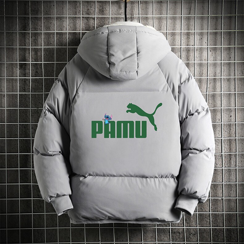 MY16227-P100加厚加绒连帽衣男大码服男面包服男网格挂拍,男装棉衣,电商A040A