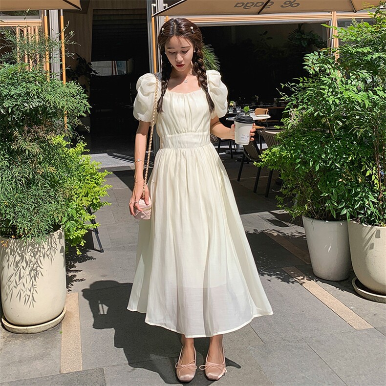 【新款有现货】纯色连衣裙82362-P115-K165,女装连衣裙,一九零
