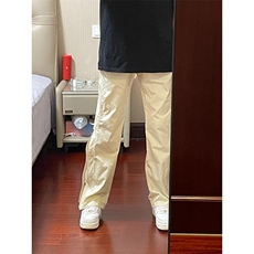【有货】杏色双层拉链机能工装裤男户外防水冲锋裤KZN18HH-特P55，男装工装外套，星座1007（原301D）