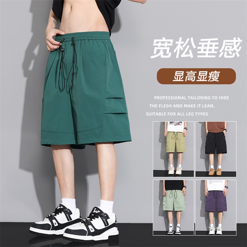 现货夏季工装短裤男ins潮牌休闲百搭潮流痞帅五分裤D02521-P38,男装牛仔裤,星座308B-2