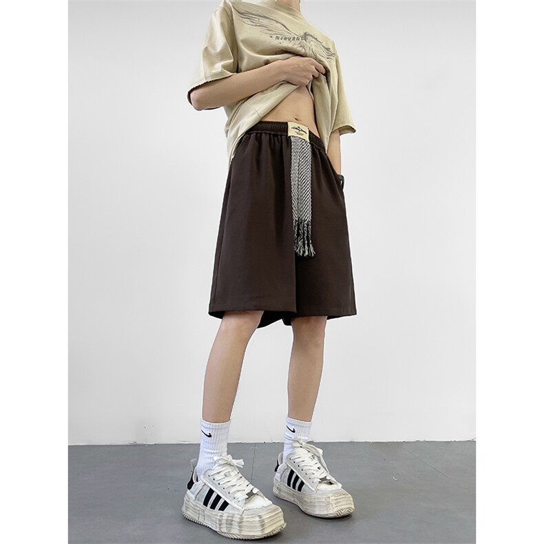 X2416-TP28控价48夏季新款港风大码薄款休闲裤冰丝五分短裤,男装休闲裤,电商A102-1