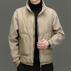 BN3989钱塘2020-2时尚简约简约冬季厚款中年男士90鹅绒羽绒服P240，男装羽绒服，钱塘207-2