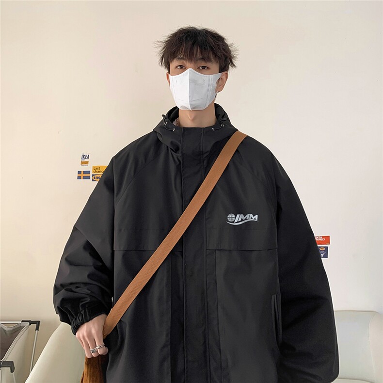 春季抖音品质防水连帽冲锋衣夹克外套TPF621特批P65控108,男装夹克,电商A268A