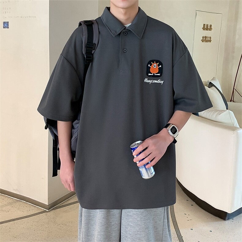 夏季休闲短袖Polo衫男士时尚POLO衫直播高货T恤图片