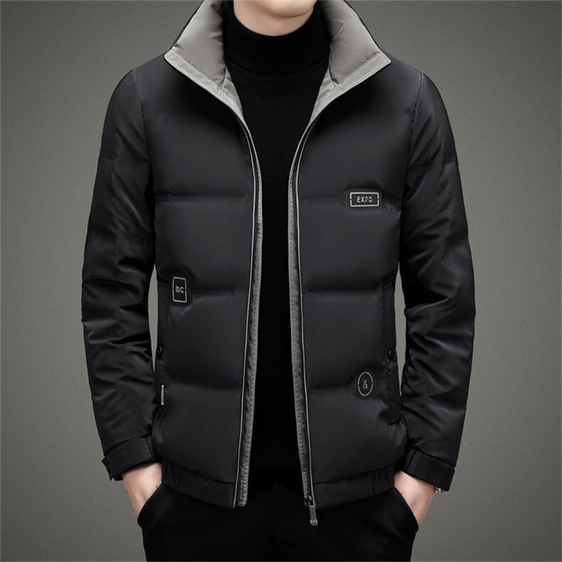BAMJ-8913钱塘2020-2中年男士冬季厚款商务休闲简约羽绒服P225,男装羽绒服,钱塘207-2