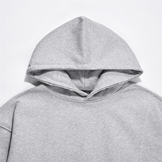 抖音得物高品质二开美式高街重磅结构辑明线纹理连帽卫衣外套W109，男装卫衣，电商A486