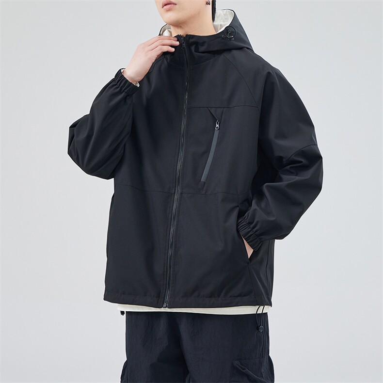 新款现货户外双面穿连帽夹克男冲锋衣外套JK903-P80,男装夹克,星座1204-3
