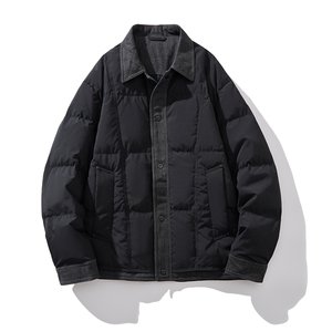 男士短款立领羽绒服  D213-25162-P400图片