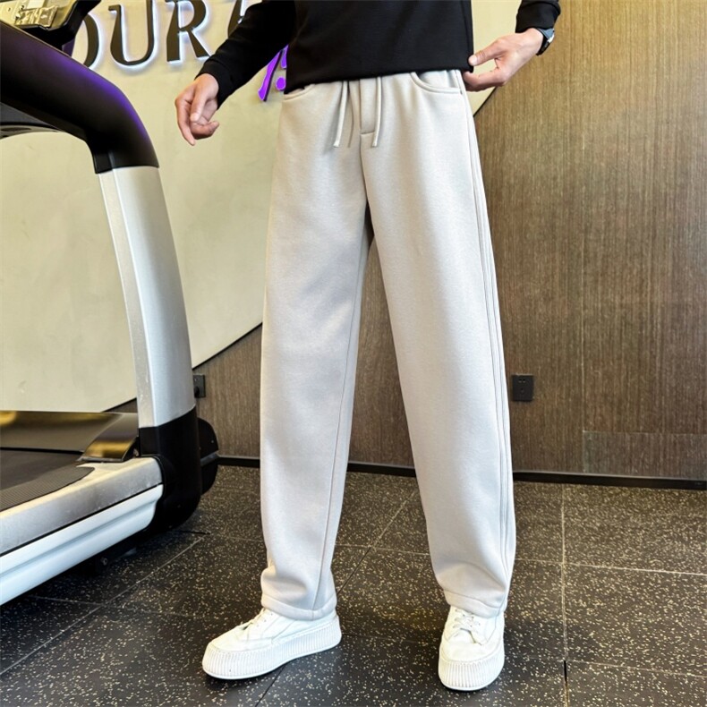 K6832加绒P6898店主风小伙风秋冬加绒休闲卫裤,男装休闲裤,电商B340